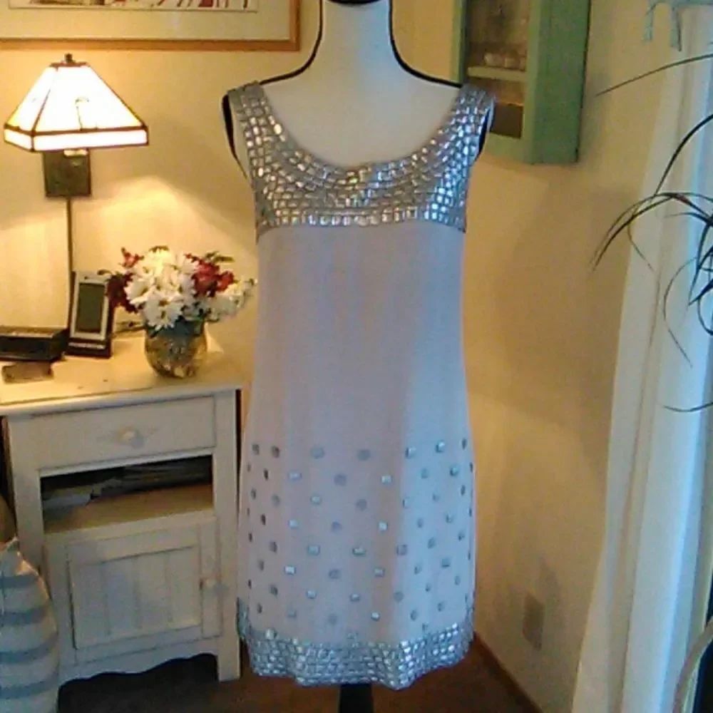 Walter Silk Embellished Dressy Dress
